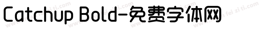 Catchup Bold字体转换